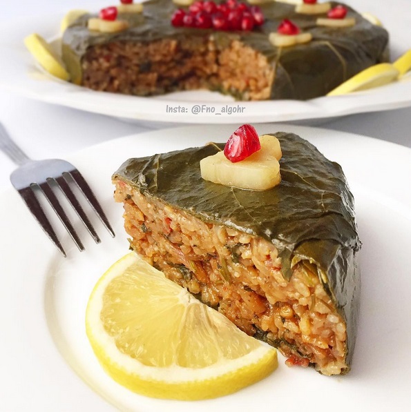 صينية ورق العنب بالفرن