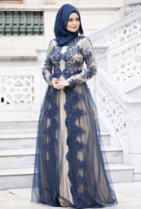 فساتين سهرة للمحجبات التركى