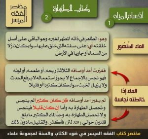ما هى كيفية تطهير النجاسة ودليل طهارتها