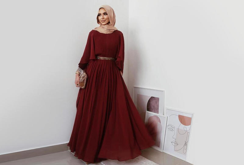 احدث موديلات فساتين سهرات للمحجبات