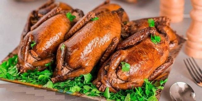 طريقة عمل الحمام المحشى بالفريك