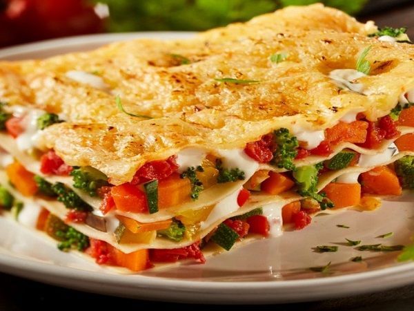 طريقة عمل اللازانيا بالخضار
