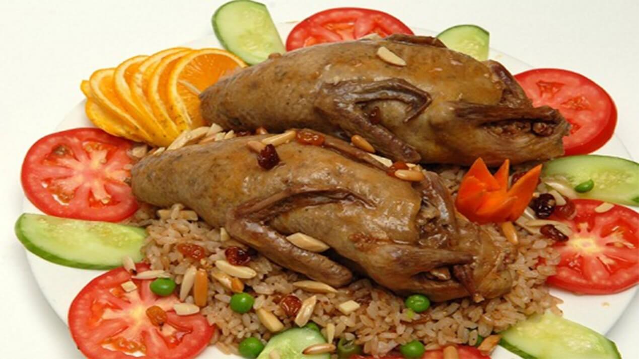 طريقة عمل الحمام المحشي بالصور