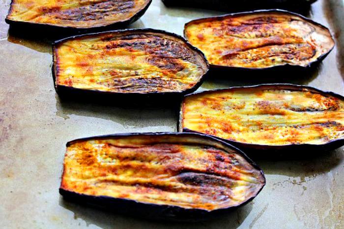 باذنجان مقلى بدون زيت