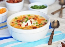 Photo of شوربة خضار بالجبن